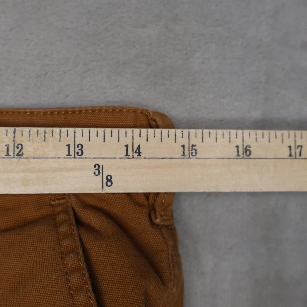 Carhartt Pants Womens 4 Short Brown Essential Ashland Relaxed Fit Workwear 29x30